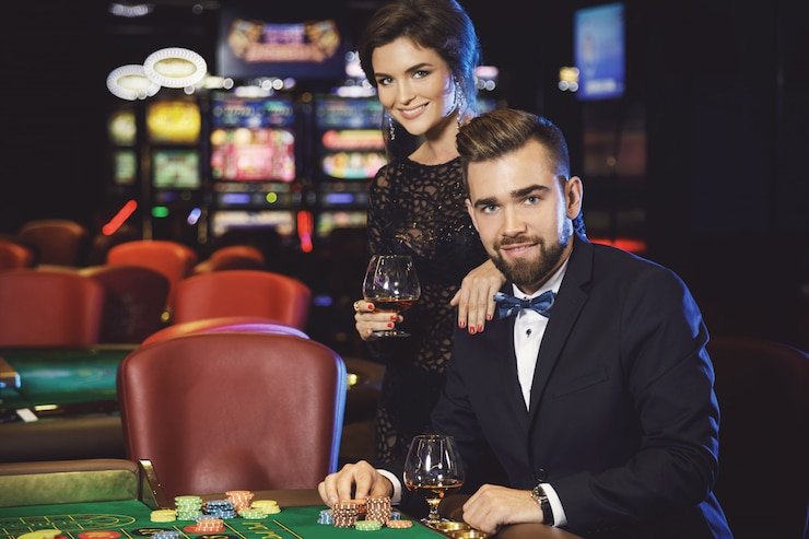 Tampilan meja live casino erek29 dengan dealer profesional siaran langsung